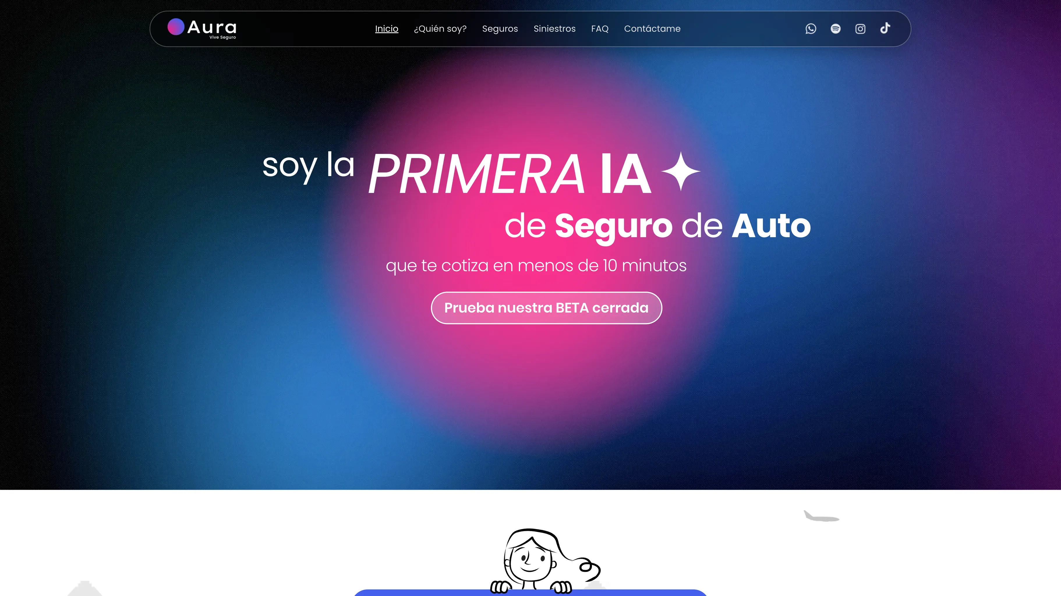 Proyecto digital Aura Vive Seguros